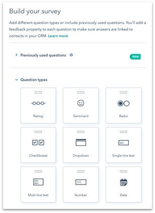 HubSpot Service Hub - custom feedback survey
