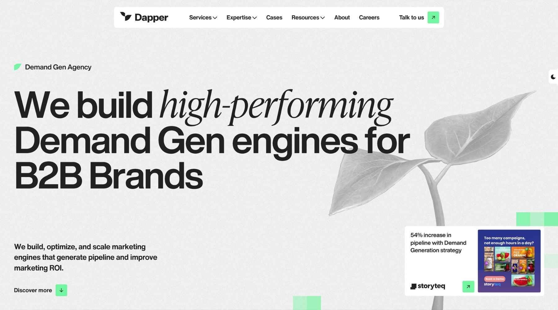 Dapper homepage