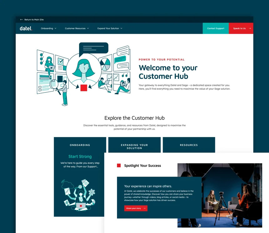 DTL Customer–Homepage