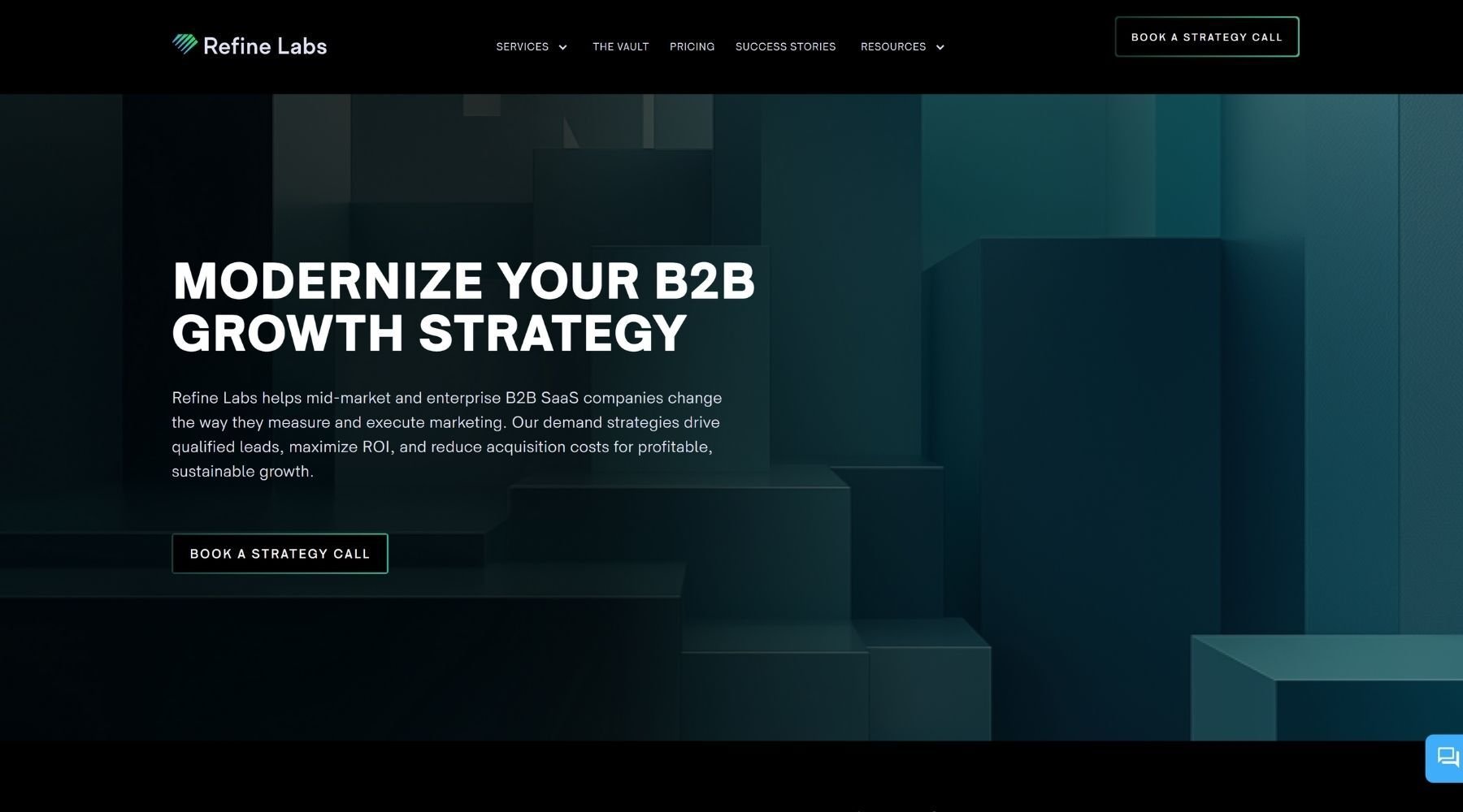 Refine Labs homepage