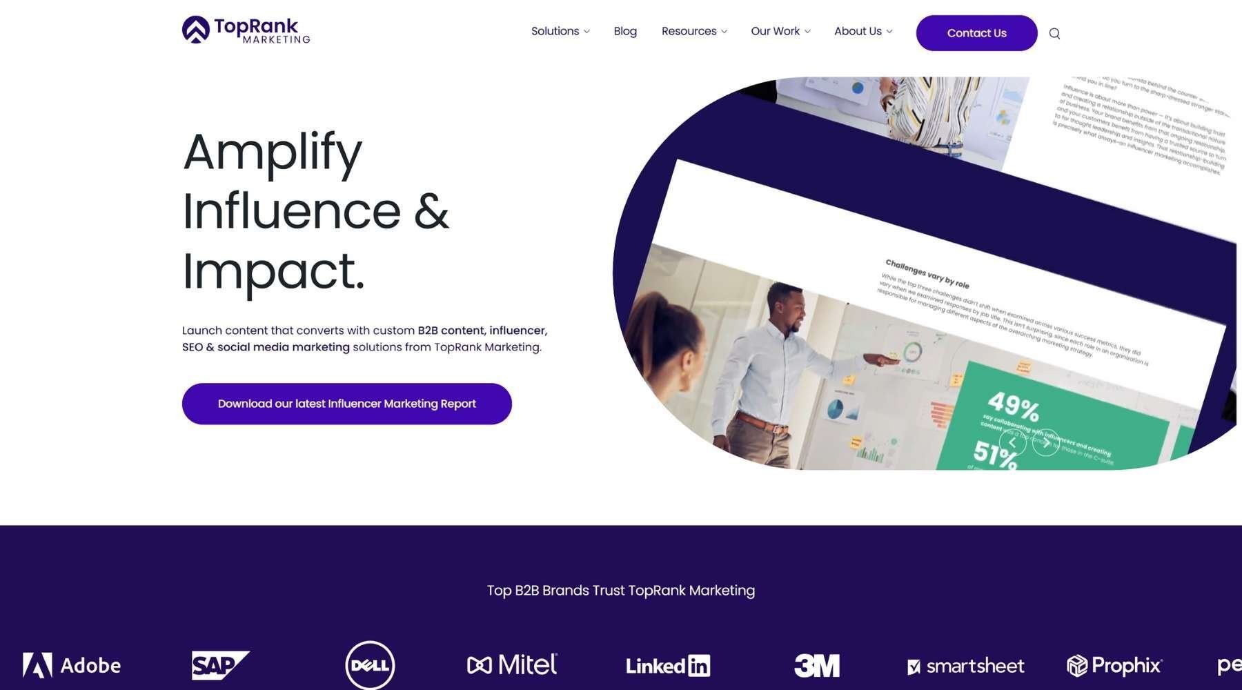 TopRank Marketing homepage