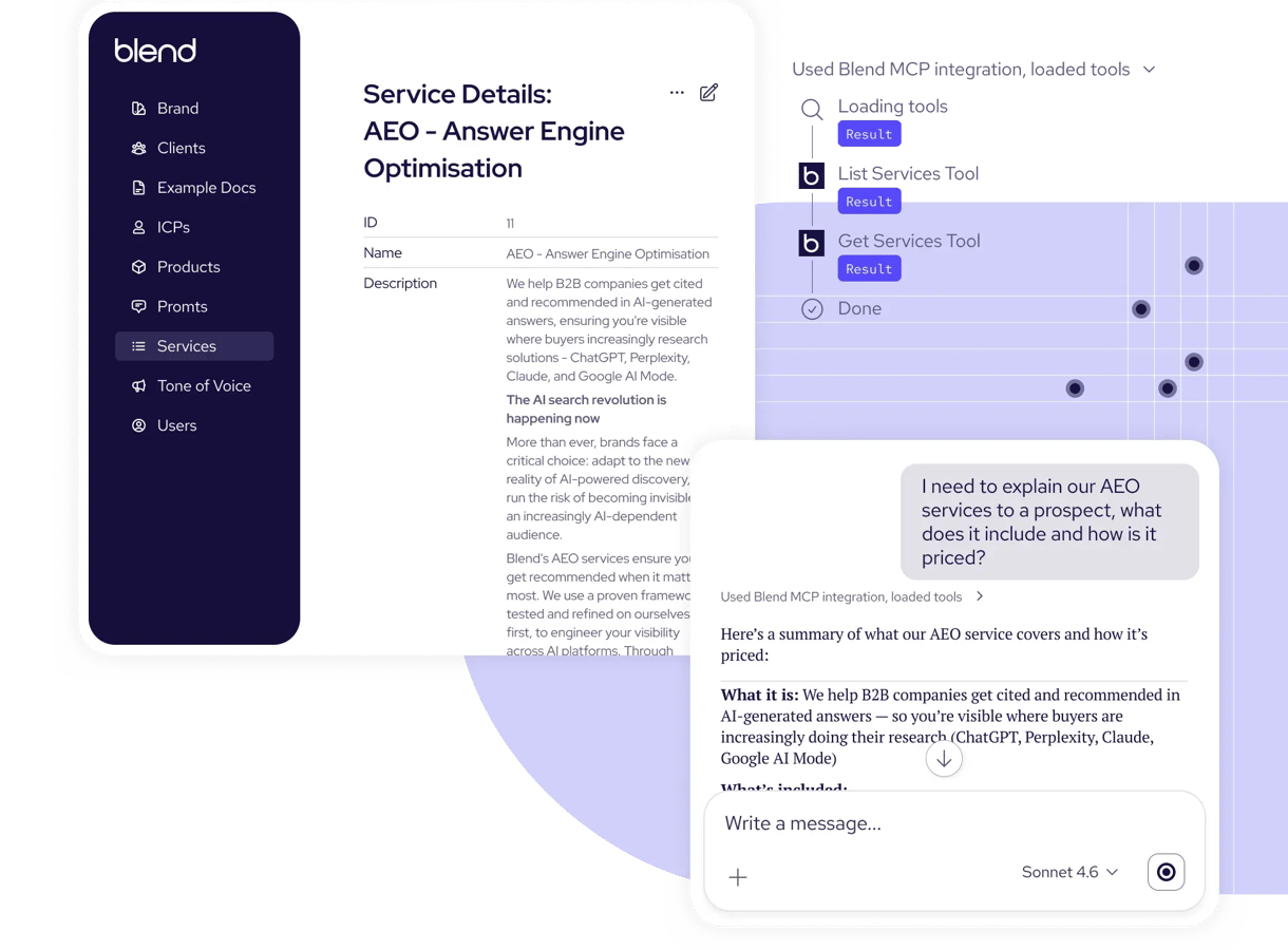 blend core example