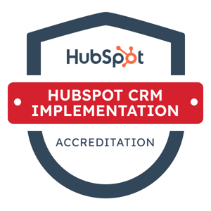 HubSpot CRM Implementation Accreditation Award