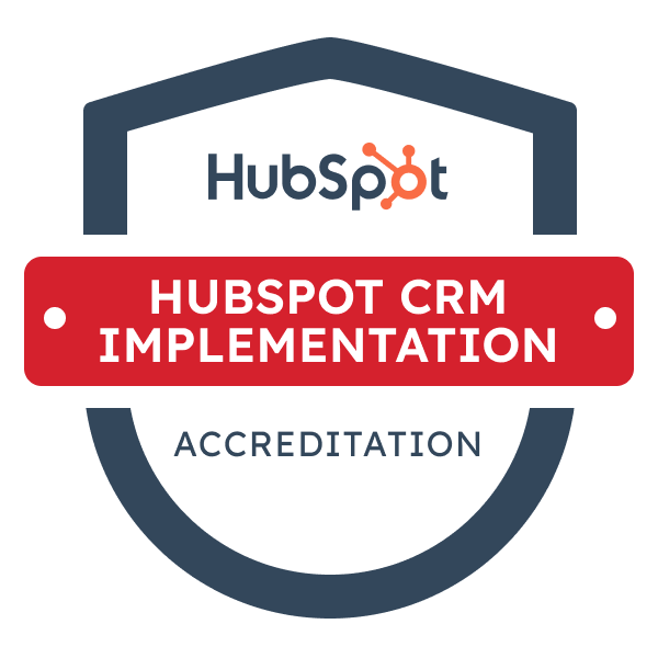 HubSpot CRM Implementation Accreditation Award