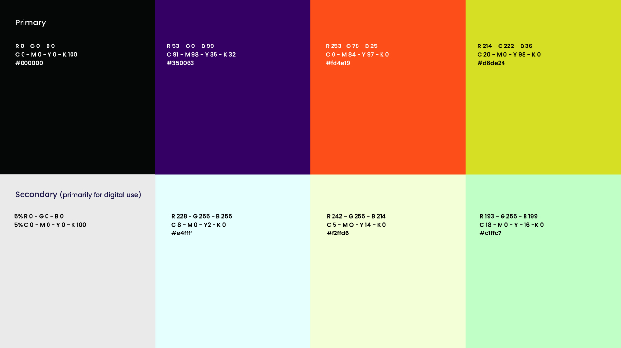 Ditto Colour Pallete