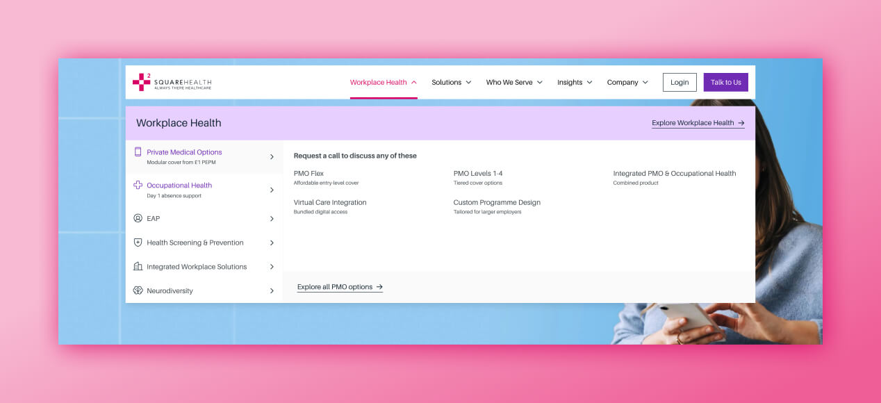 Square Health Nav