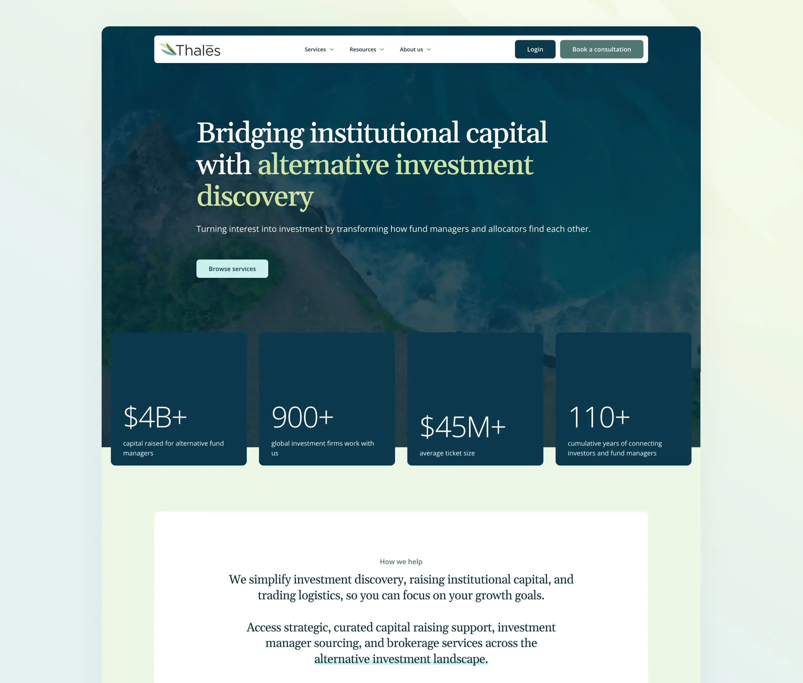 thales Homepage hero