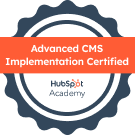 Advanced CMS Implementation Certified-1