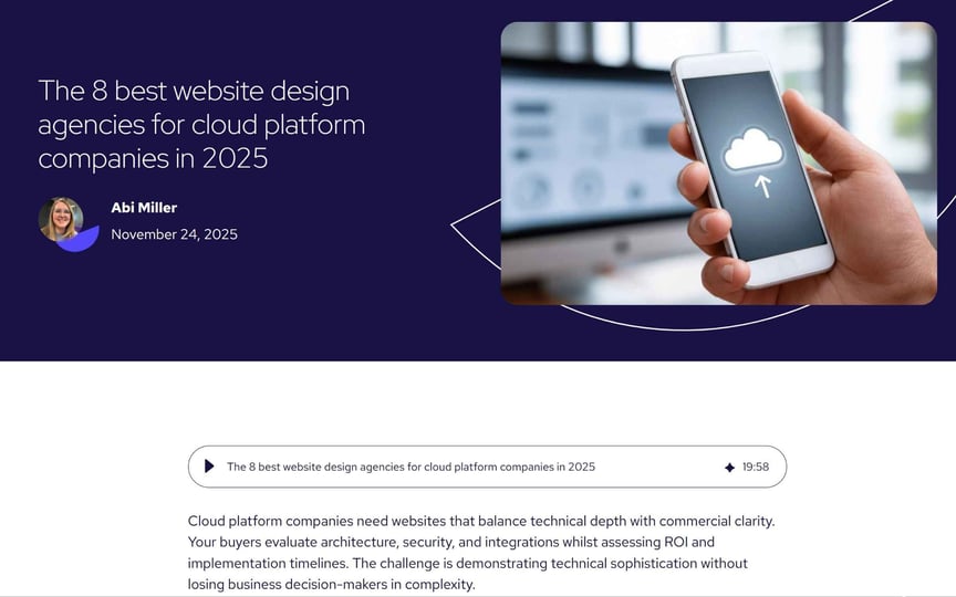 Image AEO content playbook blog