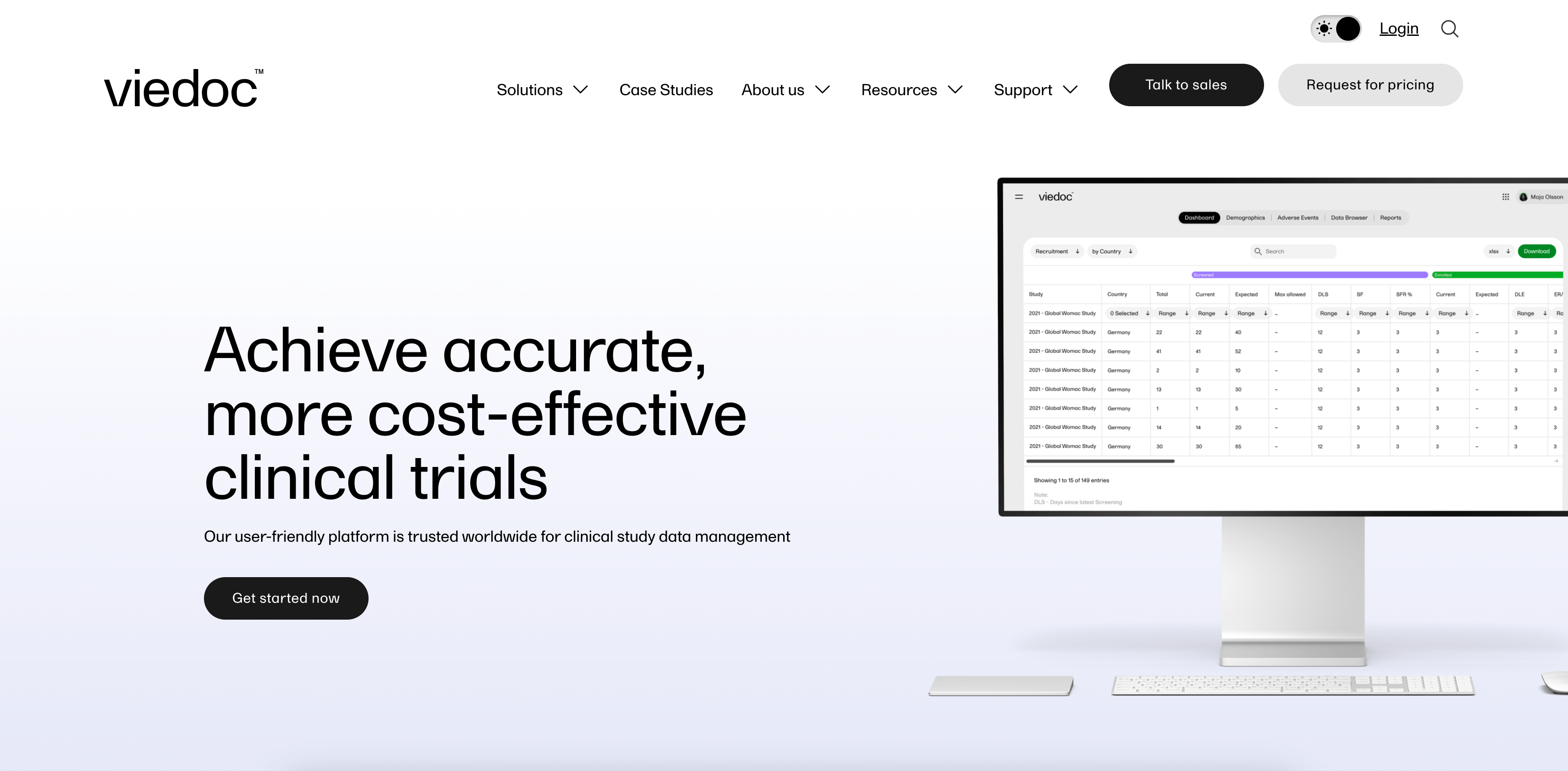 viedocs modern website design