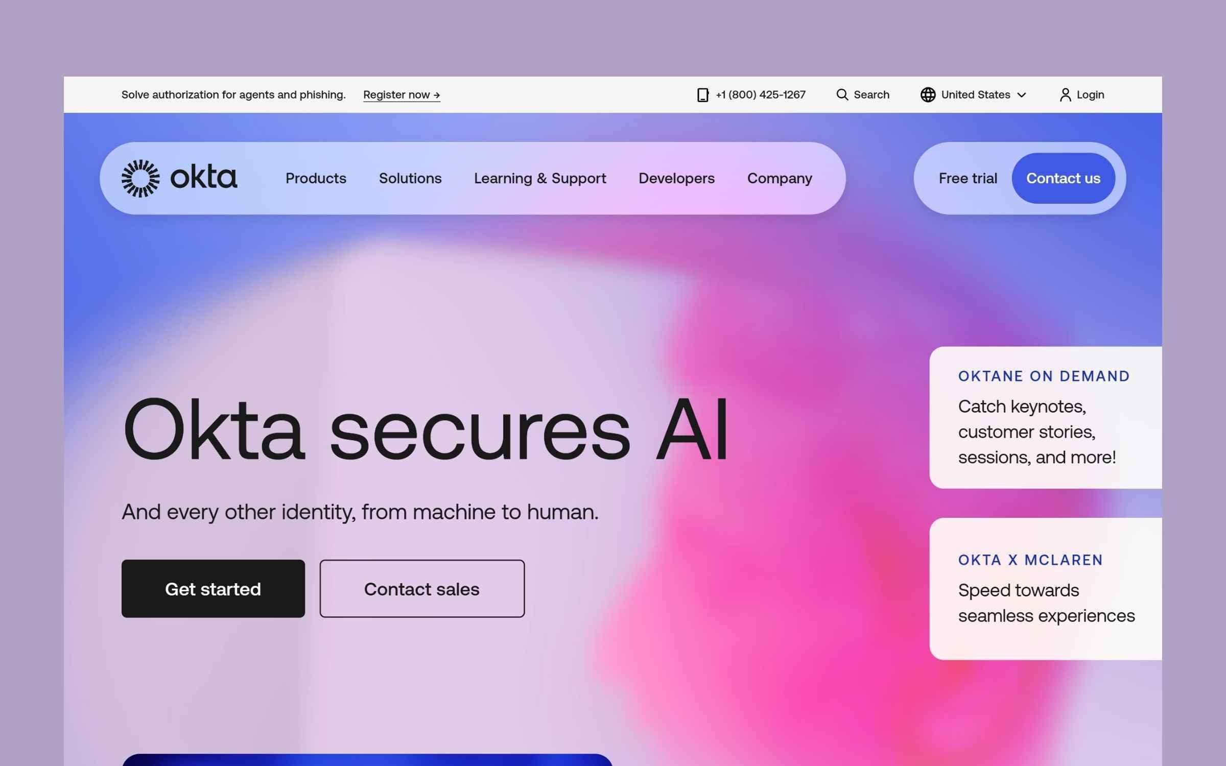 Okta-cybersecurity-website