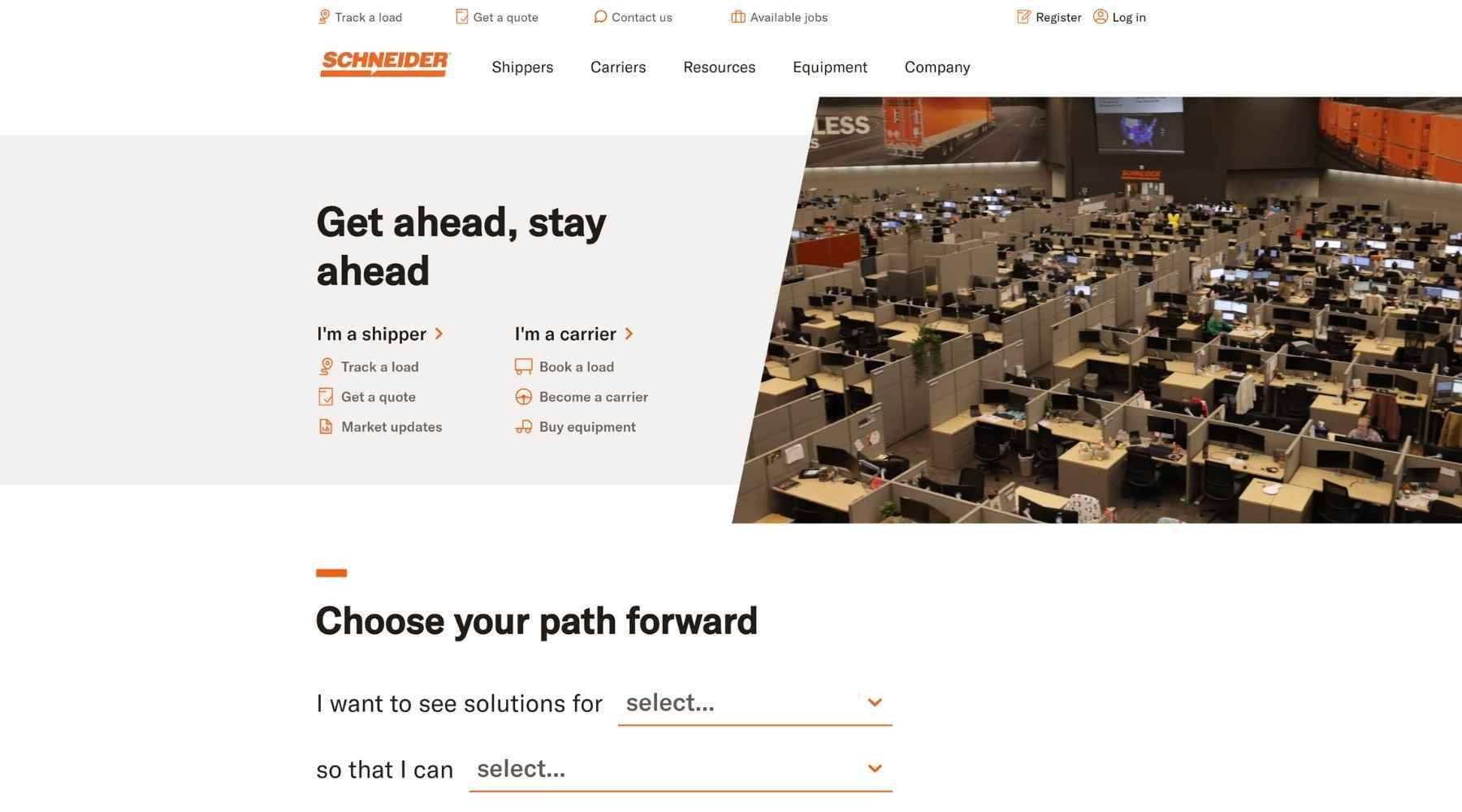 Schneider logistics