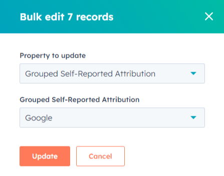 editing self-reported attribution properties