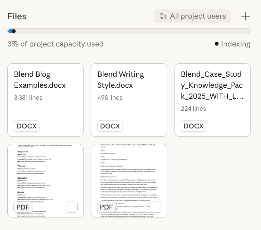 claude knowledgebase