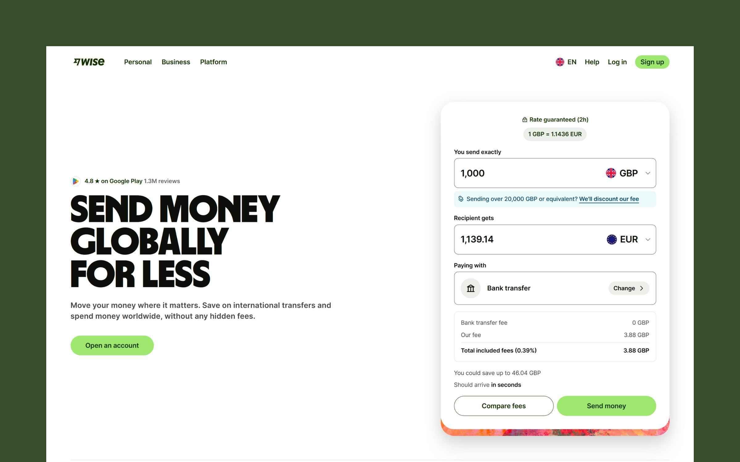 wise-fintech-website