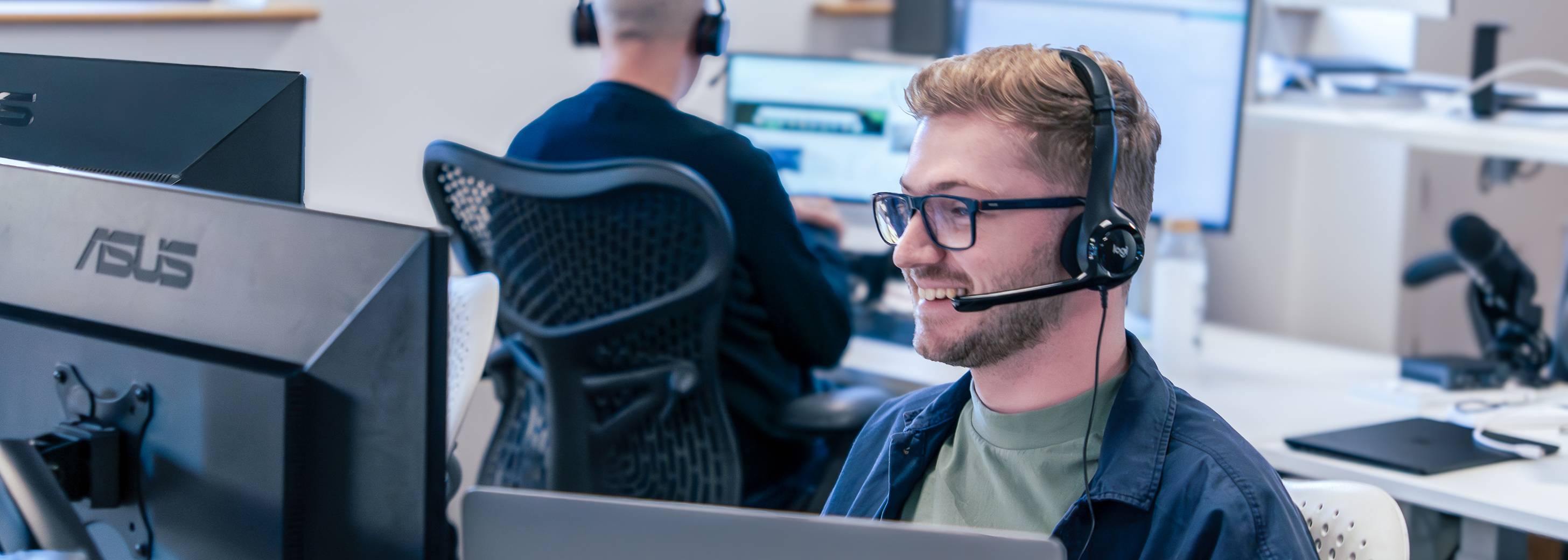 Dan with headset